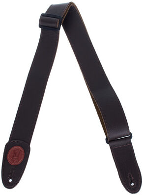 Levys "Tri Glide 2" Leather Strap DBR" Dunkelbraun