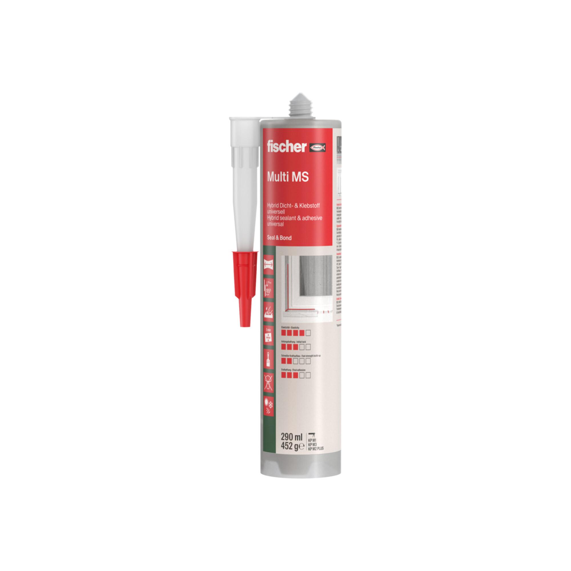 fischer Multi Kleb/Dichtstoff MS 290 grau (503318)