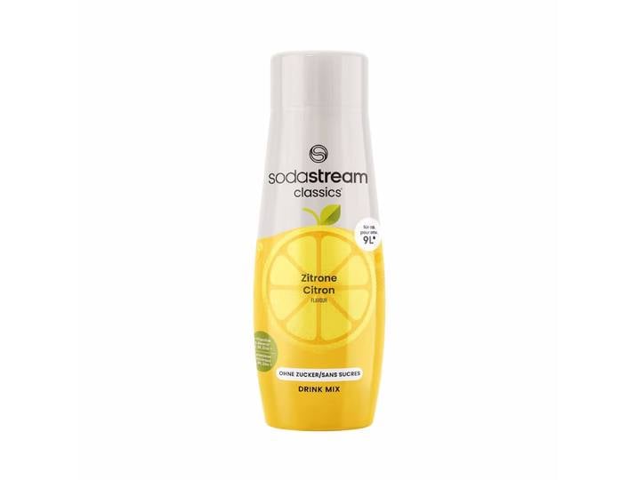 Sodastream Soda-Mix Zitrone Zero 440 ml Sirup – Wassersprudler Sirup – gelb