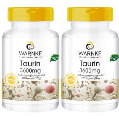 Taurin 3600Mg x2 2x120 St Kapseln
