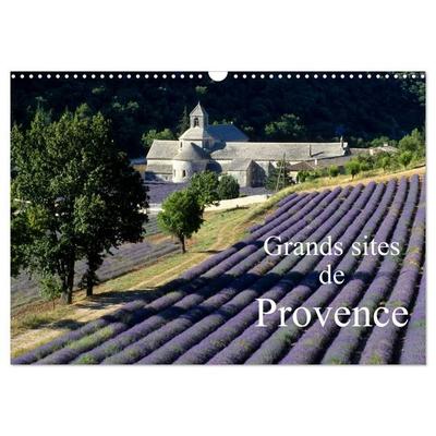 Grands sites de Provence (Calendrier mural 2027 DIN A3 vertical), CALVENDO calendrier mensuel