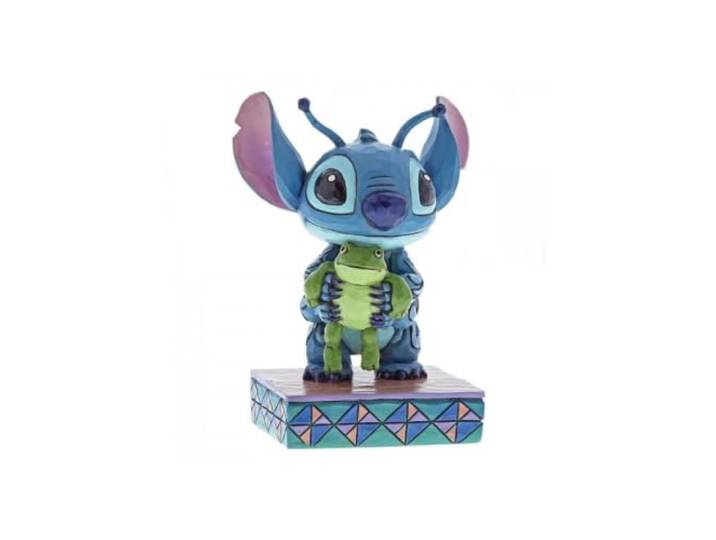 Disney Traditions Strange Life Forms - Stitch with Frog Figuur