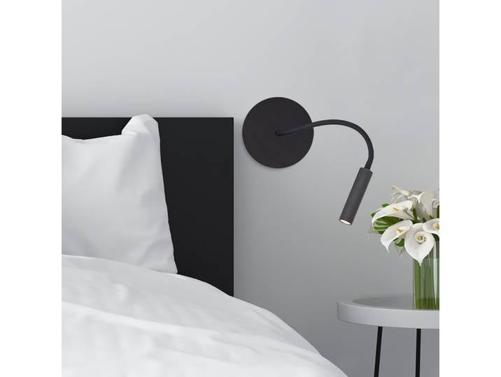 LED-Wandleuchte Typ B Ø 14cm Schwarz Aluminium, pulverbeschichtet LED LED-Platine