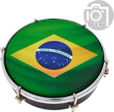 Thomann "10" Pandeiro Brazilian Flag"