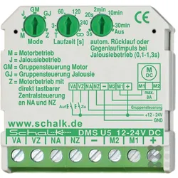 Schalk, Zubehör Antriebstechnik, SCHAL DMS U5 AUF/ZU-Steuerung 12-24V DC, 2 SchlieÃer (UP)