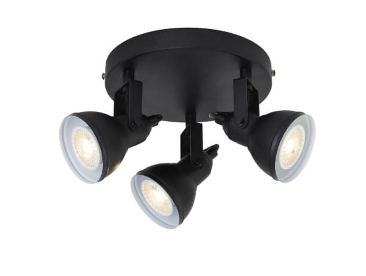 Searchlight Focus 3 Light Spotlight Disk - Schwarz