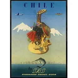 POSTER Chile A3 Rahmenlos