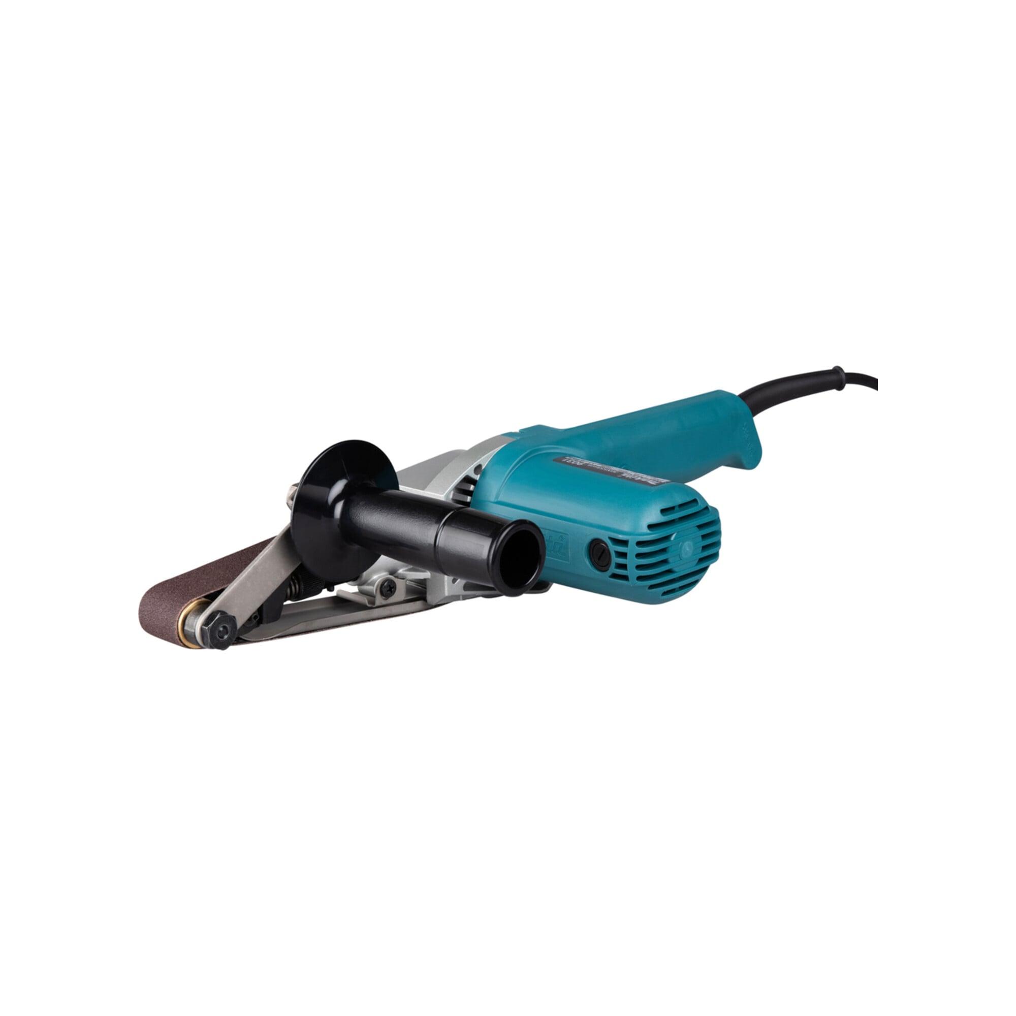 Makita 9031 Bandfeile | für Holz, Metall und Kunststoffe| mit variabler Bandgeschwindigkeit und Zubehör|)
