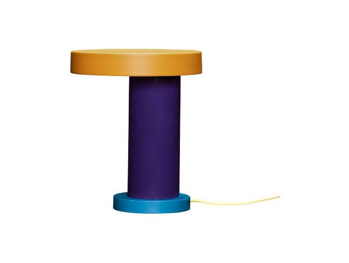 Lampe de table en métal multicolore, lampe de bureau, intérieur,
