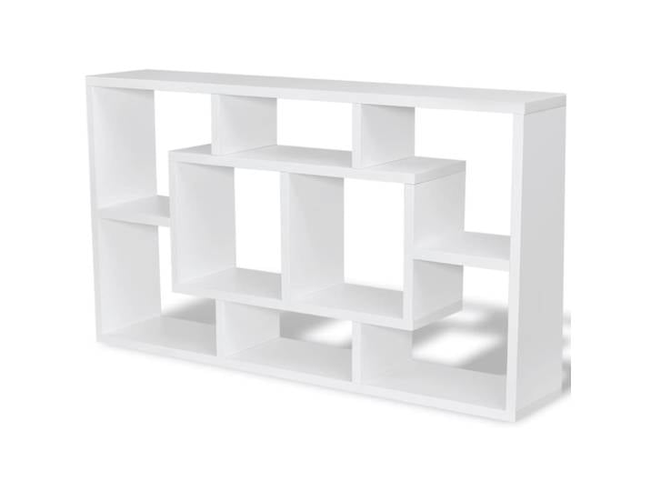 Étagère meuble design murale 85 x 16 x 48 cm blanche