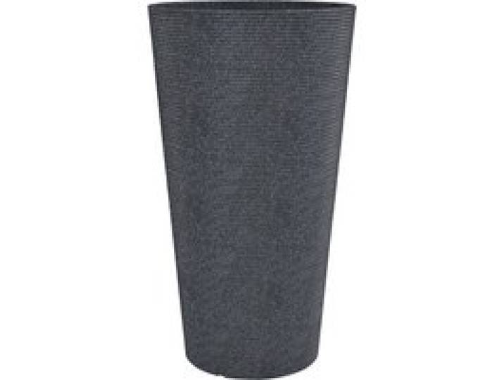 SCHEURICH Pot à fleurs avec insert (noir granit, Ø 29 cm, hauteur 55 cm)