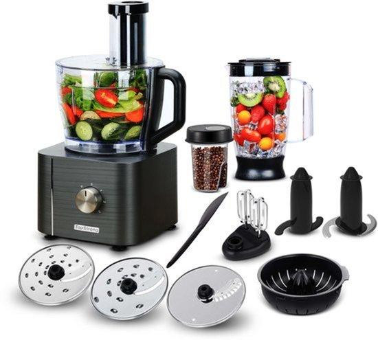 Selius Multifunctionele Keukenmachine - 1100W - 3,2 Liter - Grijs
