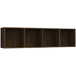 vidaXL Bücherschrank/TV-Schrank Eichen-Optik 143x30x36cm Holzwerkstoff