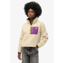 Superdry für Damen. W2012343A Vintage Retro Polar beige (XS), Lässig, Polyester