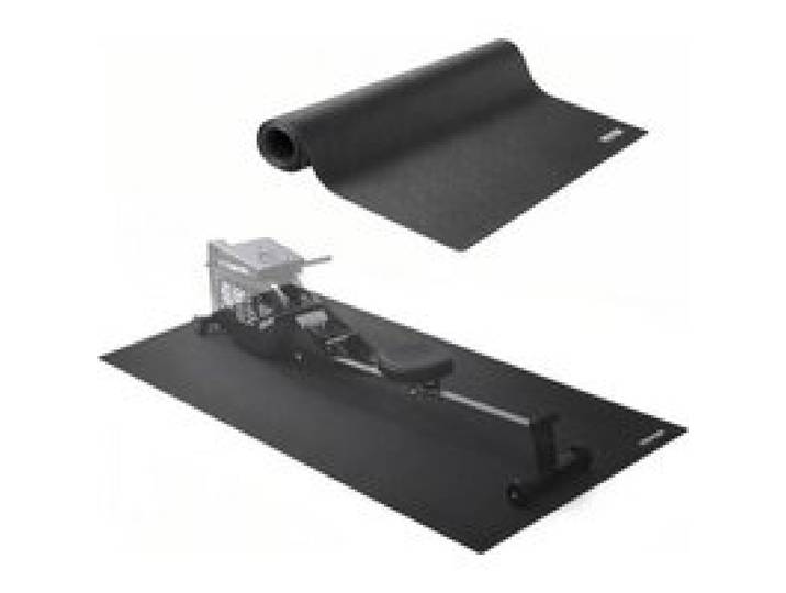 VEVOR Laufbandmatte für Teppichboden Bodenschutzmatte (90 x 200 cm) für Sportgeräte 4 mm dick, Trainingsgerätematte für Laufbänder Ellipsentrainer Rudergerät, hochdichter PVC-Bodenschutz