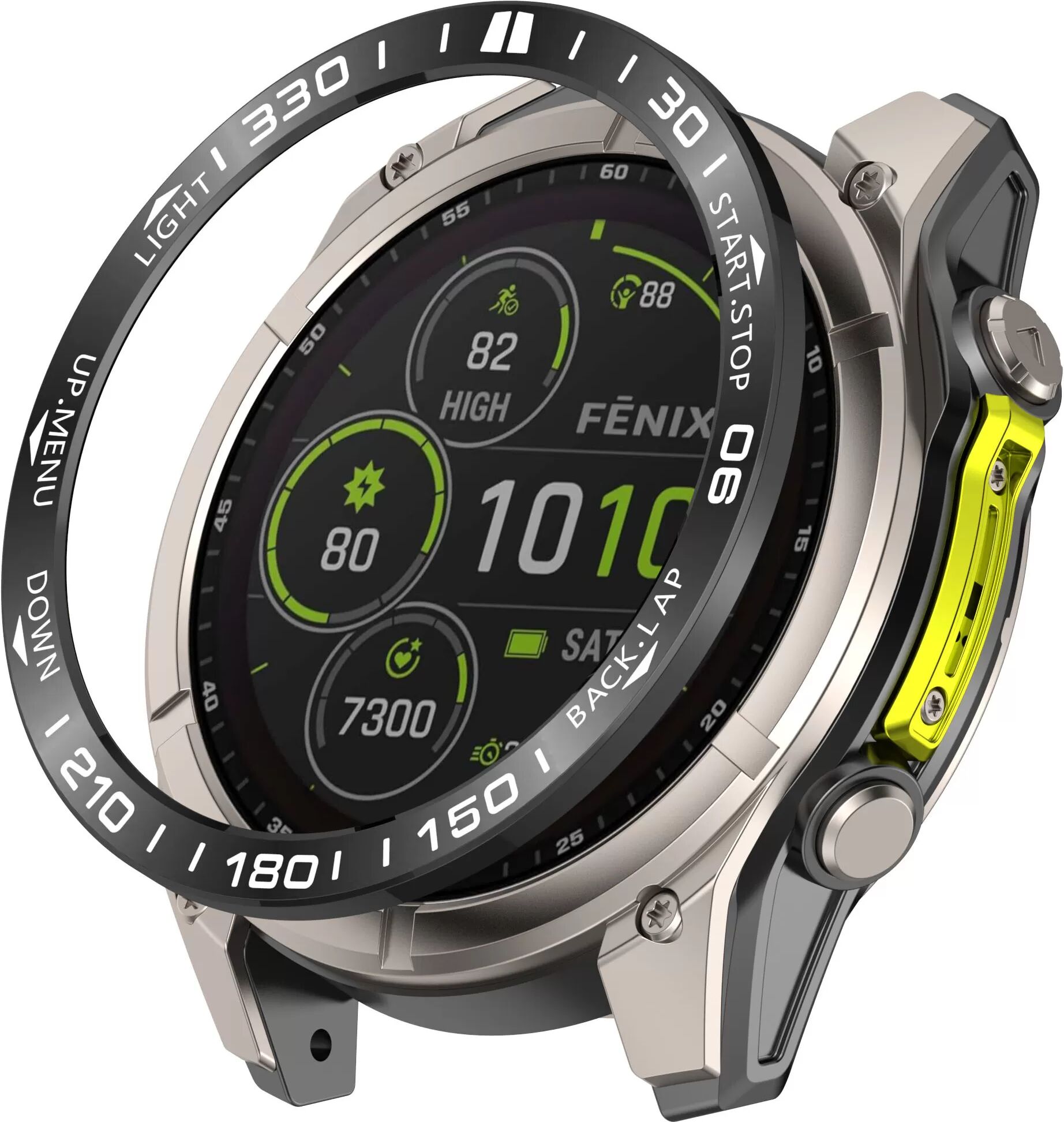 INF Edelstahl-Lünette für Garmin Fenix 8 Model 5 Mehrfarbig4