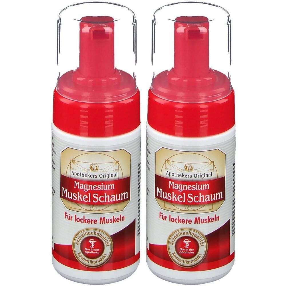 Magnesium Muskelschaum Apothekers Original 2x 2x100 ml Schaum