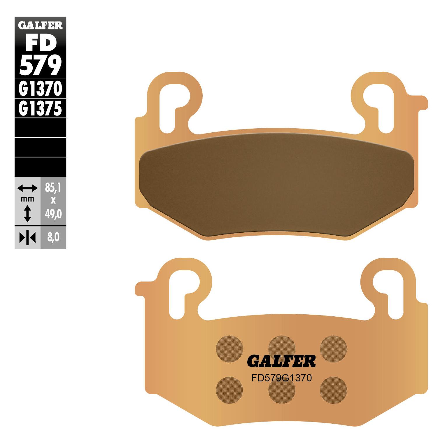 Galfer Bike BREMSBELAG GALFER SINTER FD579 G1370 (Sintermetall) (FD579-G1370)