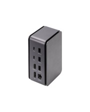 DIGITUS Dockingstation USB 4.0 8K USB-C grau/schwarz Digital/Daten (DA-70897)