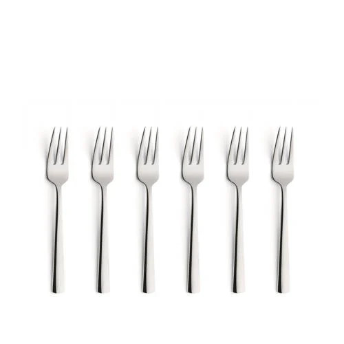 Amefa Moderno gebaksvorkjes set van 6