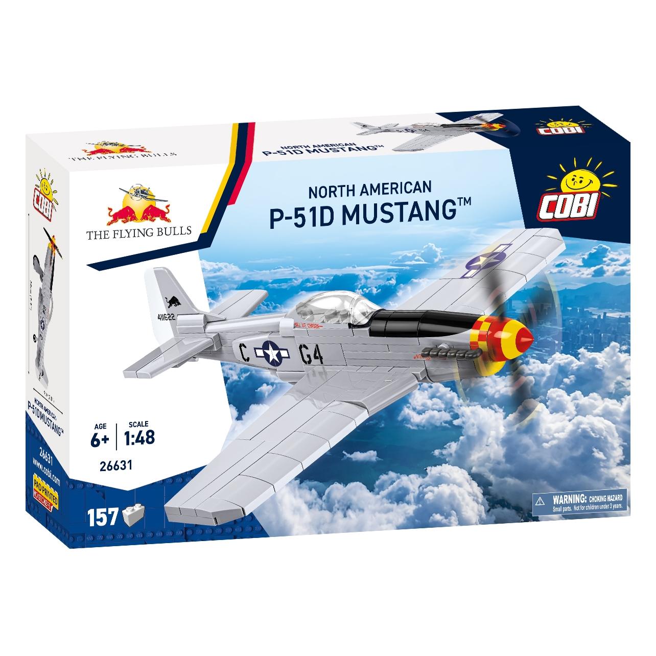 Cobi 160 PCS FLYING BULLS /26631/ MUSTANG P-51D (COBI-26631)