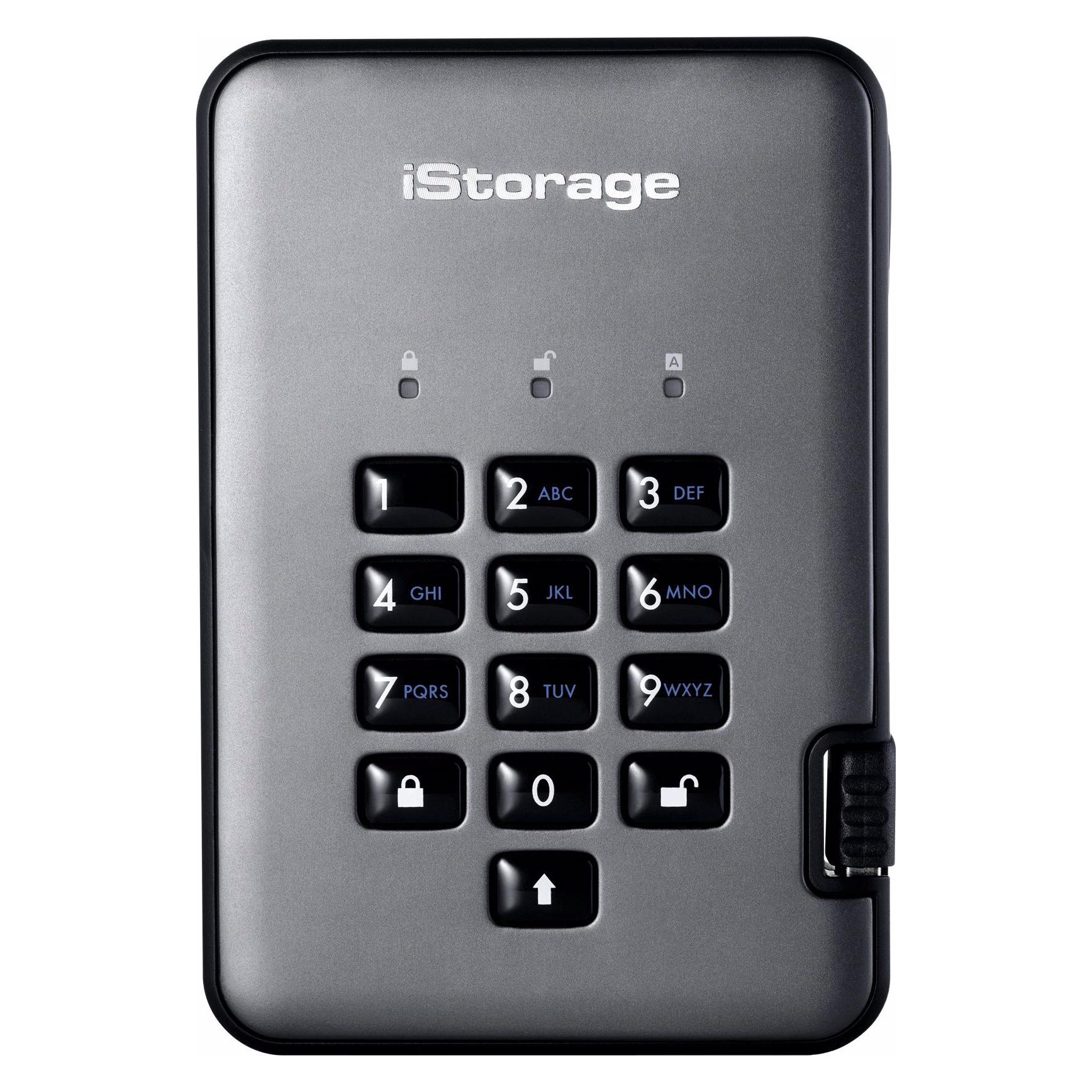 iStorage diskAshur PRO² - 8 TB SSD - extern (tragbar) (8 TB) (IS-DAP2-256-SSD-8000-C-G)