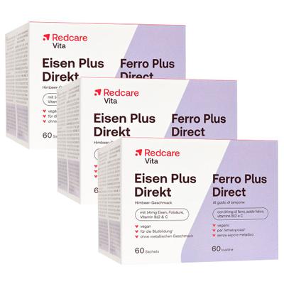 Redcare Eisen Plus Direkt Sticks 73g Dreierpack 3x60 St Stifte