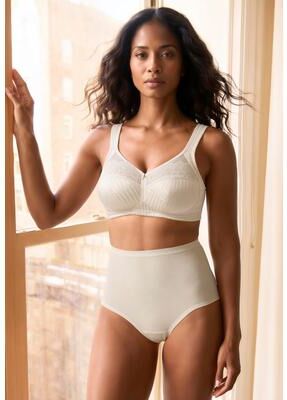 Plus Size Women's Wireless Everyday Comfort Bra by Amoureuse in Ivory (Size 46 C)
