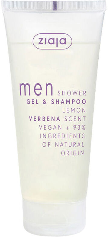 Ziaja Homem gel de banho e champô limão verbena 200 ml