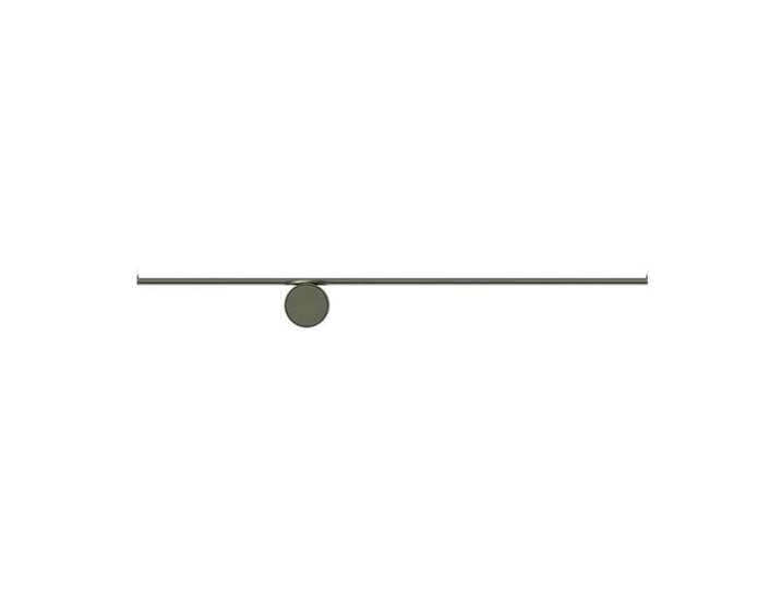 FLOS Designer Wandlampe Coordinates Wall 1, dimmbar, alu / grau / zink, für Wohn- / Esszimmer, Aluminium, Design, Wandleuchte, Wandlampe Innen