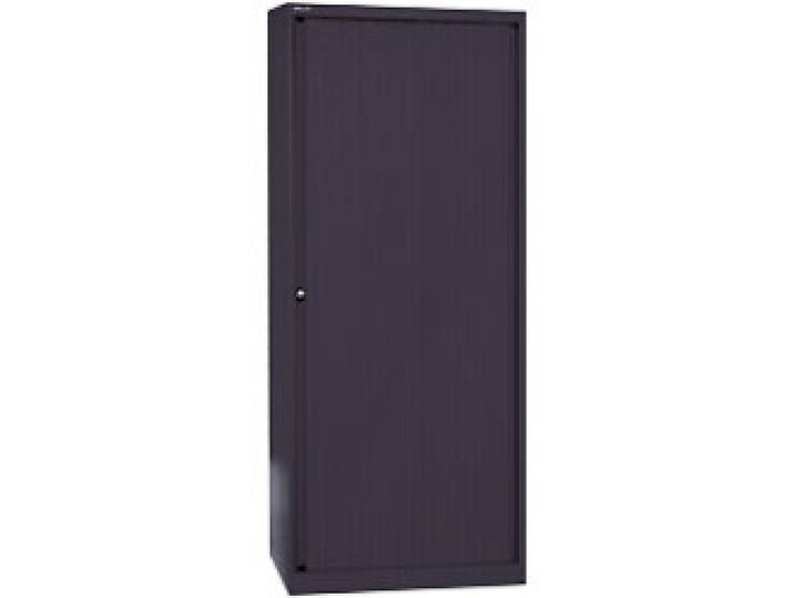 Bisley Rollcontainer-Schrank Kunststoff, Stahl 4 Fachböden abschließbar 800 x 430 x 1.980 mm Schwarz