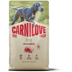 Carnilove True Fresh Dog Duck für ausgewachsene Hunde großer Rassen 4kg