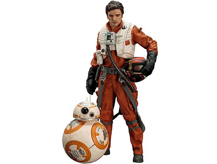 Kotobukiya Star Wars Episode VII ARTFX+ beelden 1/10 dubbelpak Poe Dameron & BB-8 7-18 cm, rood, 110, SW122