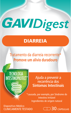 GaviDigest Diarreia Sintomas Intestinais 30 cápsulas