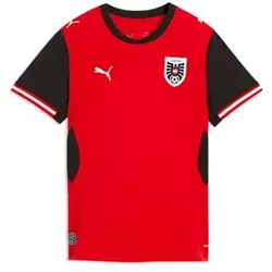 Puma Österreich 2026 Heimtrikot Damen rot/schwarz