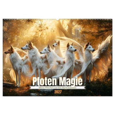 Pfoten Magie (Wandkalender 2027 DIN A2 quer), CALVENDO Monatskalender