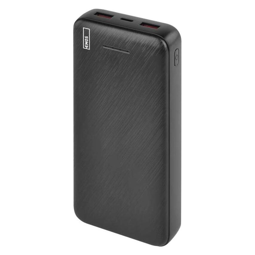 Emos Powerbank AlphaQ3, 20 000 mAh, 22,5 W, schwarz (20000 mAh, 22.50 W, 74 Wh) (62615462)