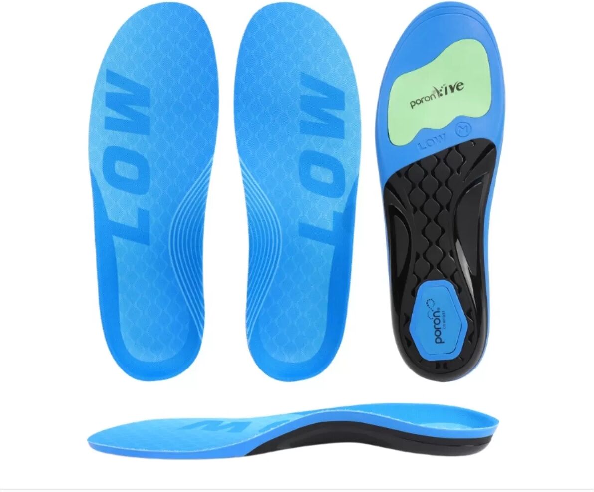 INF Blaue ergonomische Einlegesohle für leichte Plattfüße 3.1cm Fußgewölbestütze, Dämpfung & Fersenstabilisator (1 Paar) XL