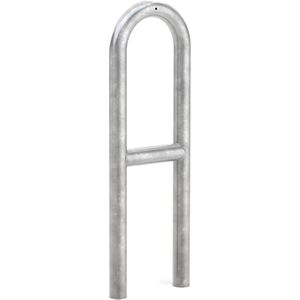 WSM Fahrradständer 9510, Bodenmontage, Anlehnparker, beidseitig, Breite 27cm, für 2 Fahrräder