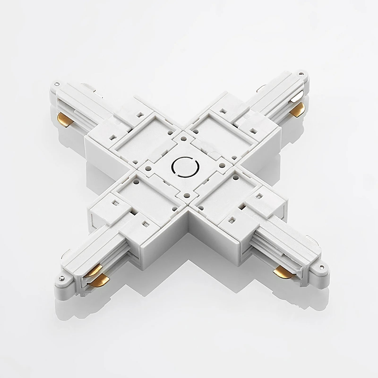 Lindby Linaro Track X-Connector Wit - Kunststof