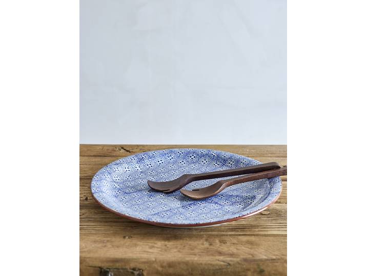 Plat de service Karine 35cm Bleu