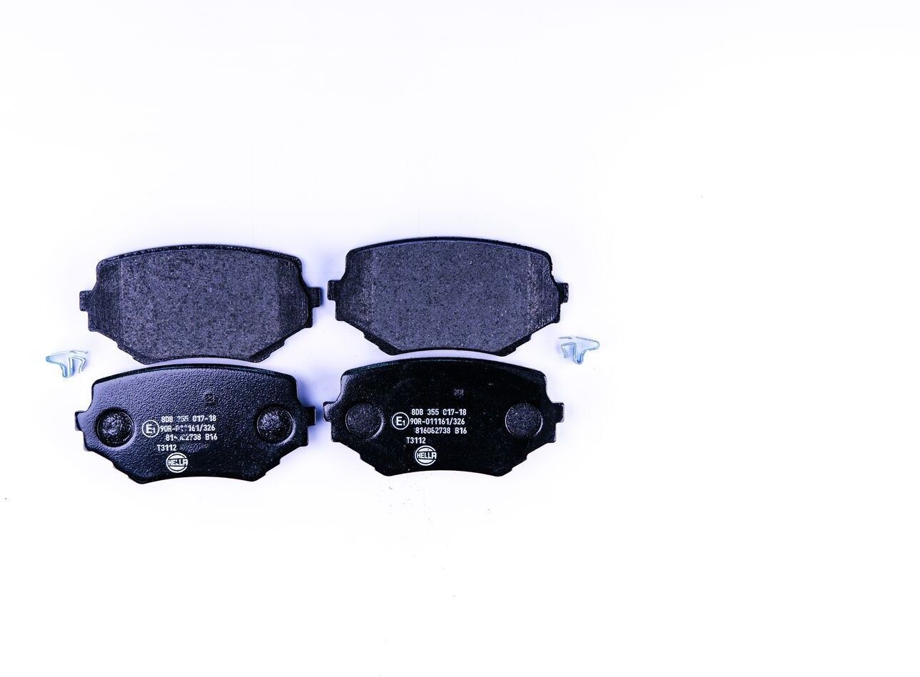 HELLA 8DB 355 017-181 Brake pad set