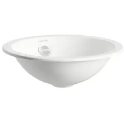 Laufen FORM Einbauwaschtisch H513FM20001091 325 x 325 x 110 mm, rund, ohne Hahnloch, mit Überlauf, weiß