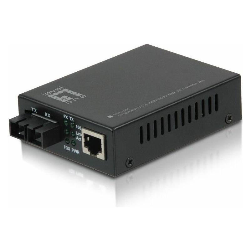 LevelOne FVT-2001: Media Konverter RJ45-SC (Media Konverter) (540674)