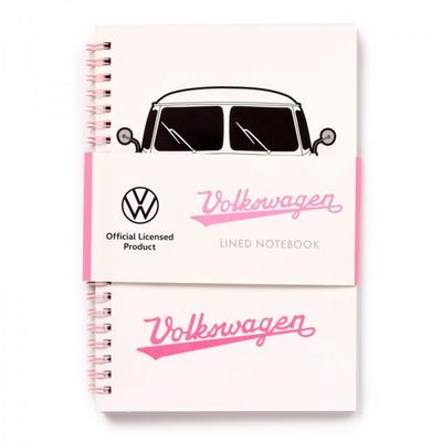 Volkswagen V Caravan Gestreiftes Notizbuch mit A5-