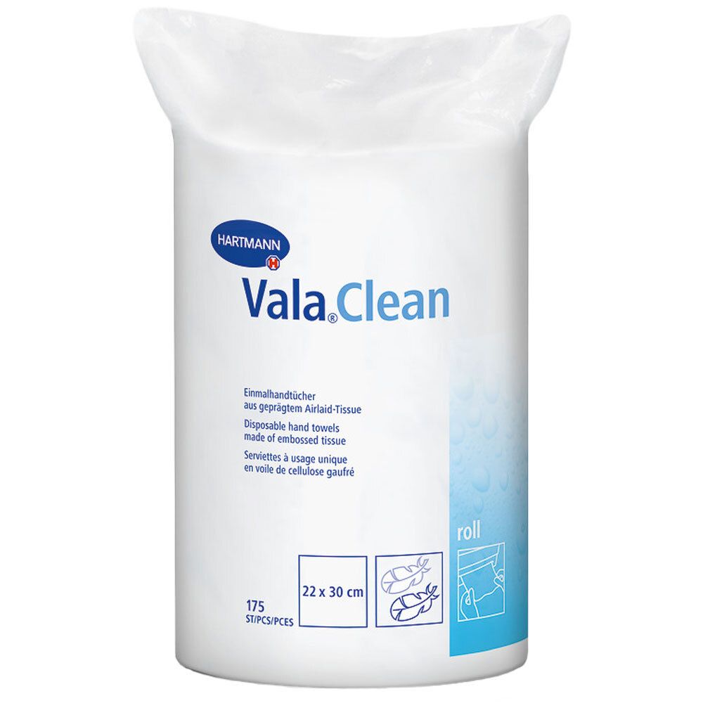 Valaclean Roll Einmal Handtücher 22x30 cm 1 St Tücher