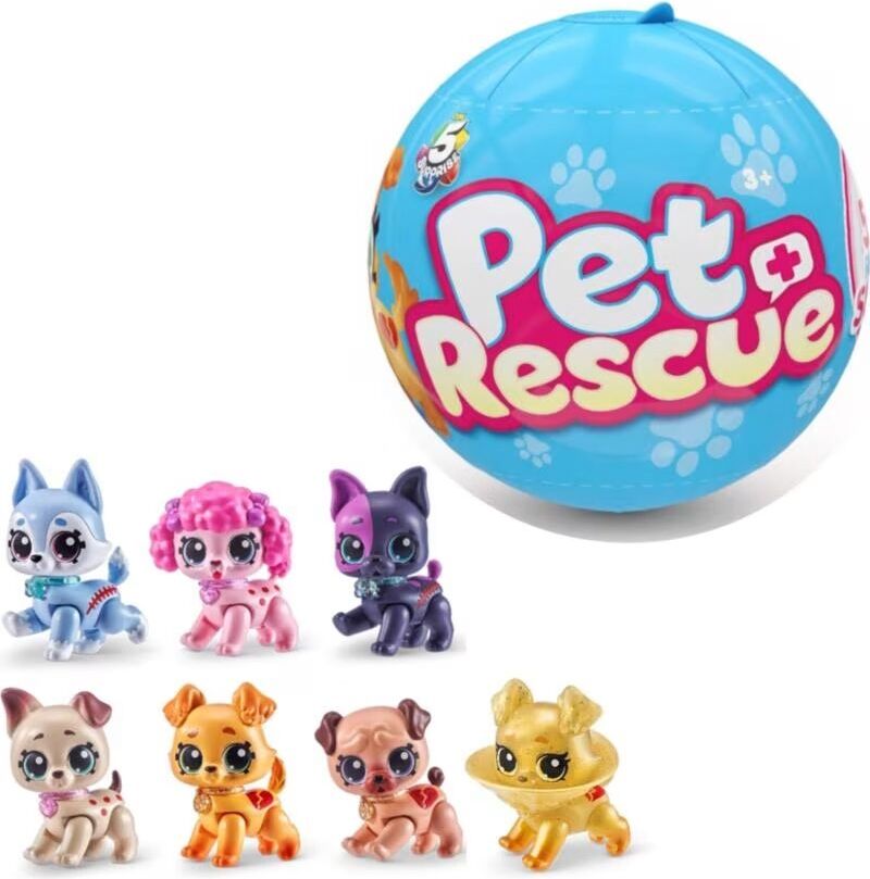 Bandai 5 Surprise Pet Rescue Talla Única Niño