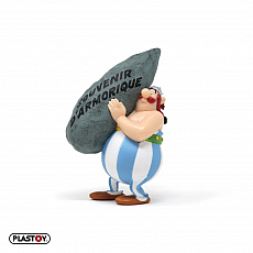 Plastoy SAS Obelix mit Hinkelstein-Souvenir d´Armorique 306090