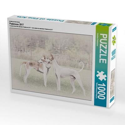 CALVENDO Puzzle Ein Motiv aus dem Kalender Podencos 2017 | 1000 Teile Lege-Größe 64x48cm Foto-Puzzle für glückliche Stunden