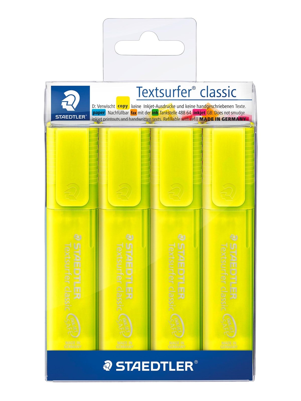 Staedtler Textmarker Textsurfer clas 4St gelb